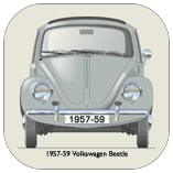 VW Beetle 1957-59 Coaster 1
